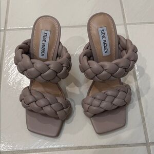 Steve Madden Women's Braided Heels - Taupe